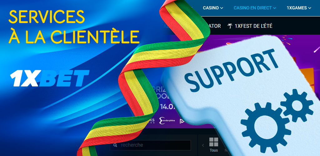 Assistance et Support Client chez 1xBet