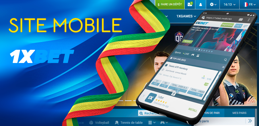 Découvrez l'expérience du site mobile 1xBet.