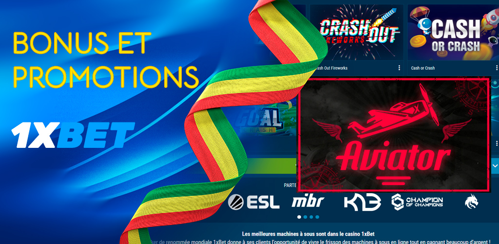 Bonus et promotions pour Aviator/Crash