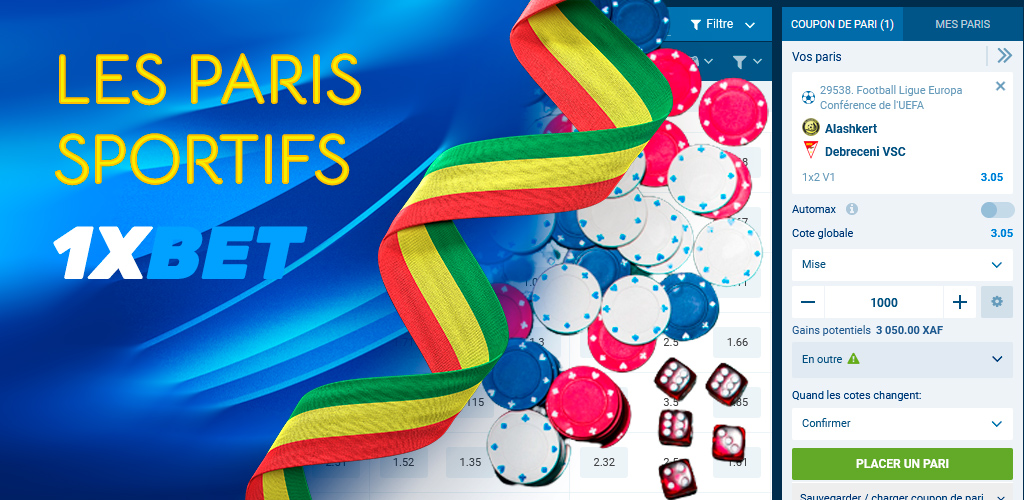Plongez dans l'univers des Paris Sportifs chez 1xBet