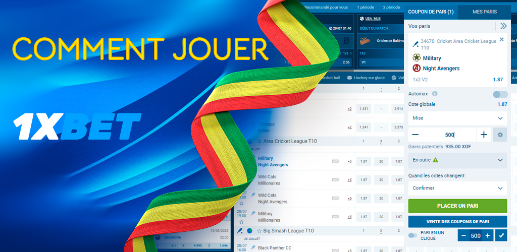Guide sur comment jouer sur 1xBet.