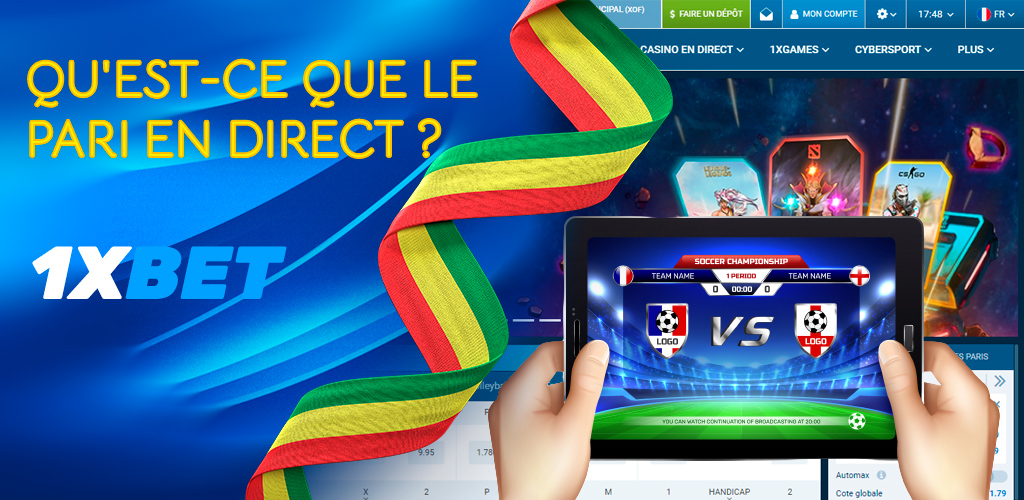 Découvrez les sports sur lesquels vous pouvez parier en direct chez 1xBet