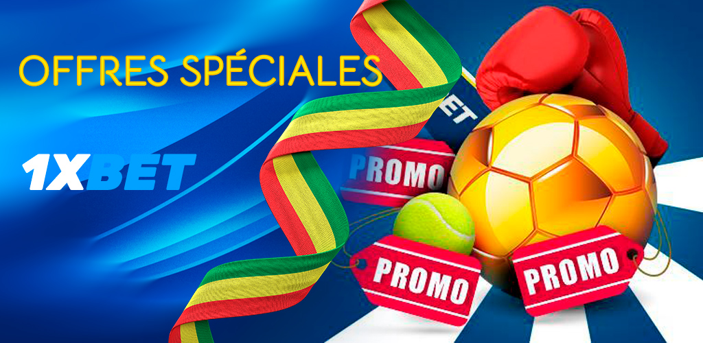 Profitez des offres spéciales et des bonus de 1xBet