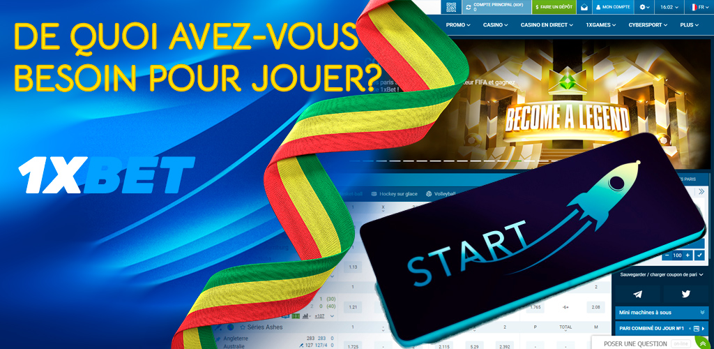 Découvrez ce qu'il faut pour jouer aux paris en ligne 1xBet