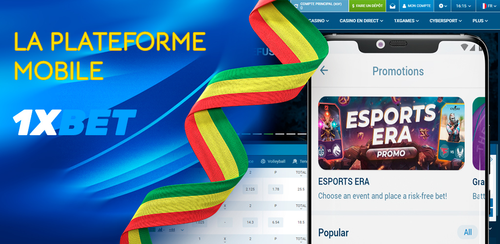 Guide pour jouer aux paris sur la plateforme mobile de 1xBet.